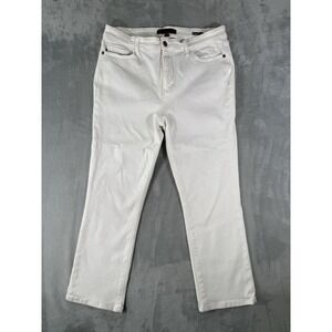 Judy Blue Jeans Women's 13/31 White Skinny Fit Capri